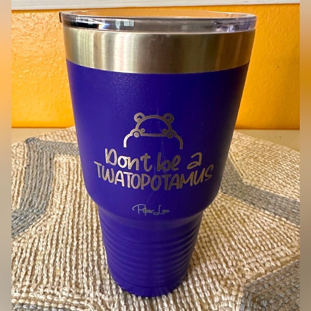Piper Lou purple and silver cup